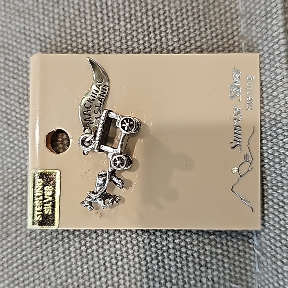Sterling Silver Mackinac Island Pendant